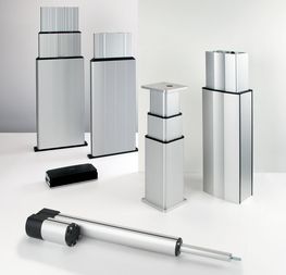 Lifting columns and electric cylinders