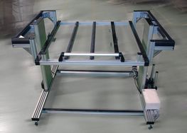 height-adjustable assembly trolley